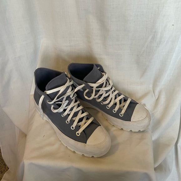 Converse Chuck Taylor All Star Lugged Platform Sneakers - 9 / Blue - Picture 5 of 6